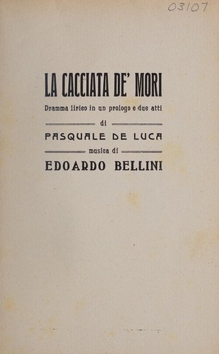 La cacciata de' Mori