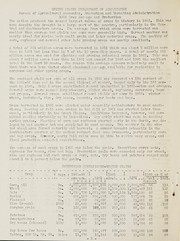 1952 acreages and production with goal comparisons