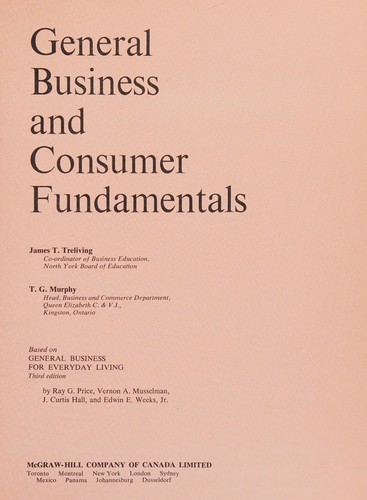 General business and consumer fundamentals