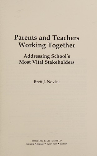 Parents and Teachers Working Together