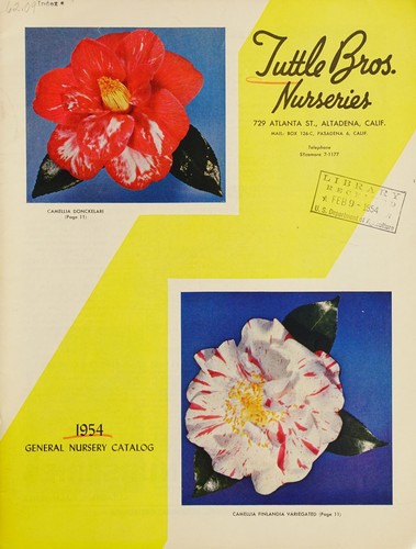 1954 general nursery catalog