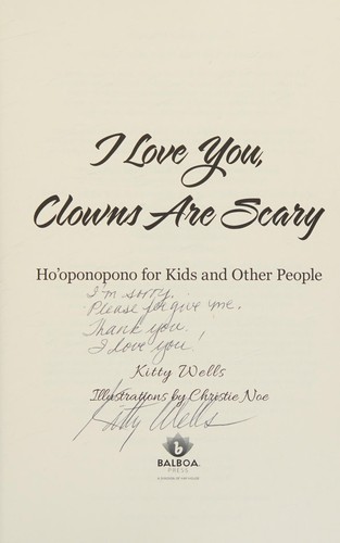 I love you, clowns are scary