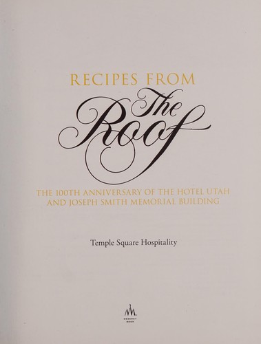 Recipes from the roof