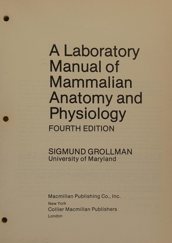 Lab Manual Mammal Anat/phys (292p)