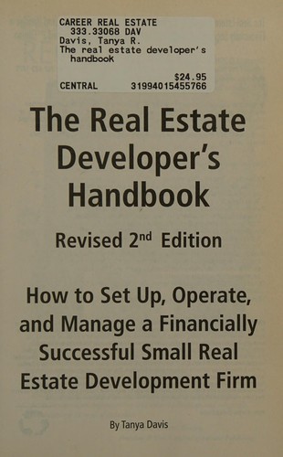 The real estate developer's handbook