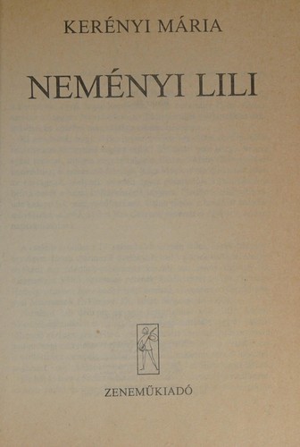 Neményi Lili