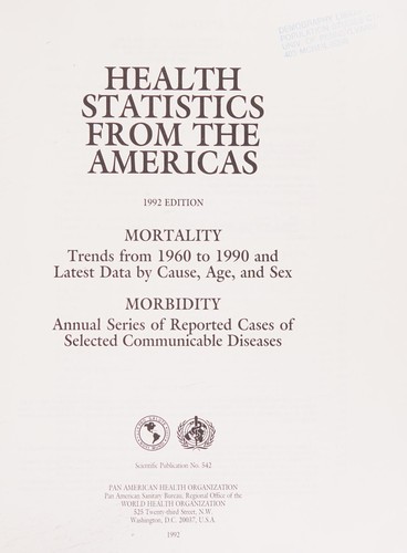 Health statistics from the Americas