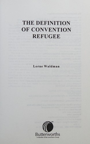 The definition of convention refugee