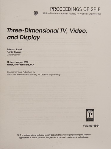 Three-dimensional TV, video, and display