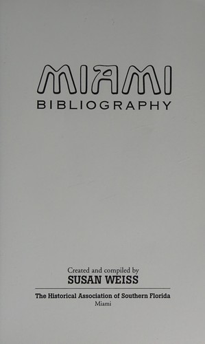 Miami bibliography