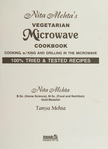 Nina Mehta's vegetarian microwave cookbook