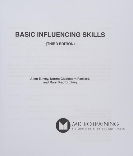 Basic influencing skills
