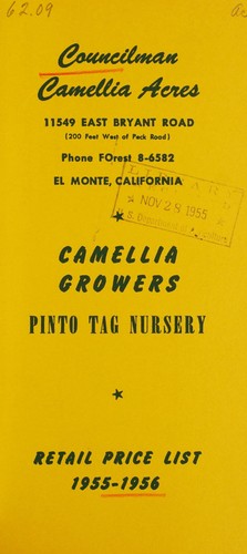 Retail price list, 1955-1956