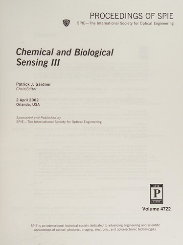 Chemical and biological sensing III