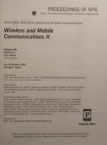 Wireless and mobile communications II