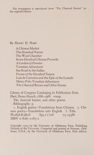 The charcoal burner, and other poems