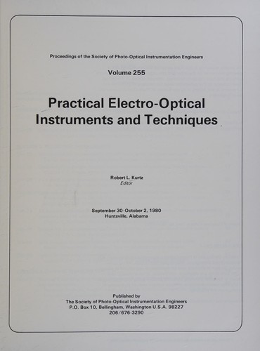 Practical electro-optical instruments and techniques