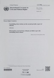 Concluding observations on the second periodic report of Albania