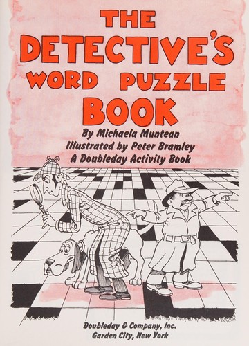 The detective's word puzzle book