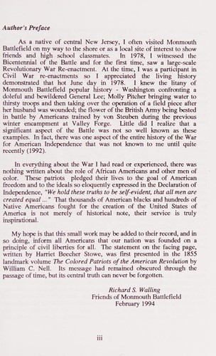 Men of color at the Battle of Monmouth, June 28, 1778