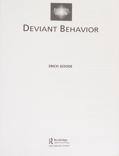 Deviant Behavior