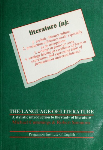 The language of literature