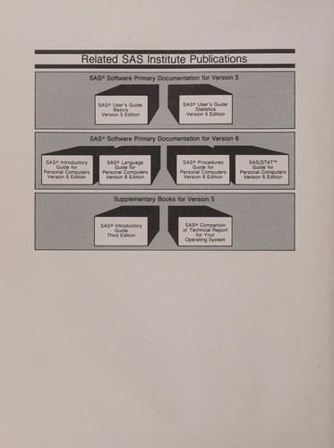 SAS Applications Guide, 1987 Edition