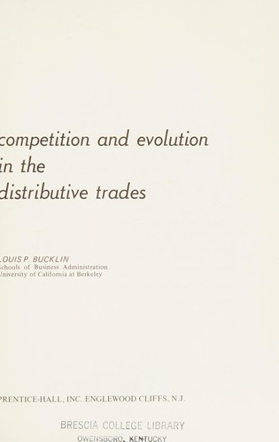 Competition and evolution in the distributive trades