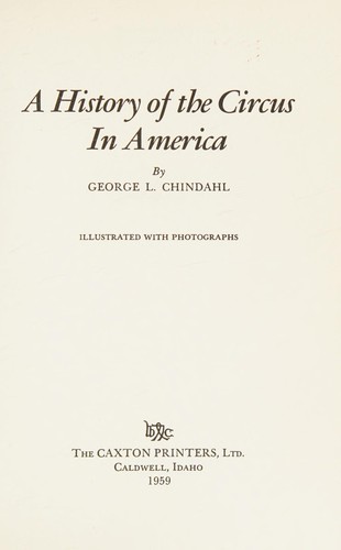 A history of the circus in America