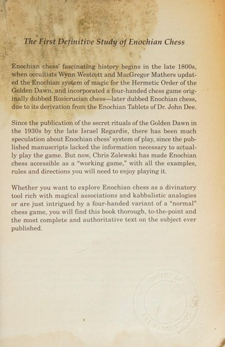 Enochian chess of the Golden Dawn