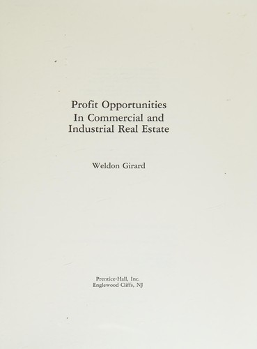 Profit opportunities in commercial and industrial real estate