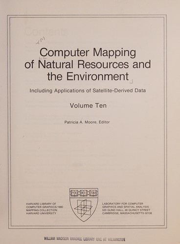 Computer mapping of natural resources and the environment