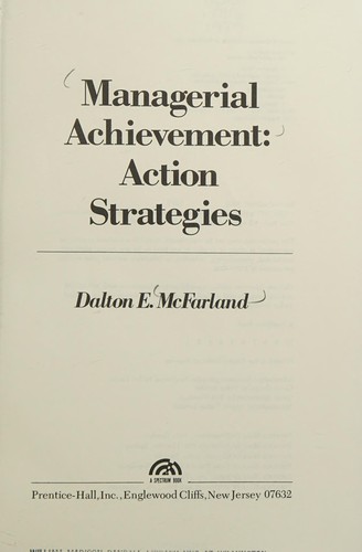 Managerial achievement