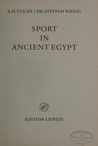 Sport in ancient Egypt