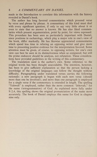 A commentary on Daniel