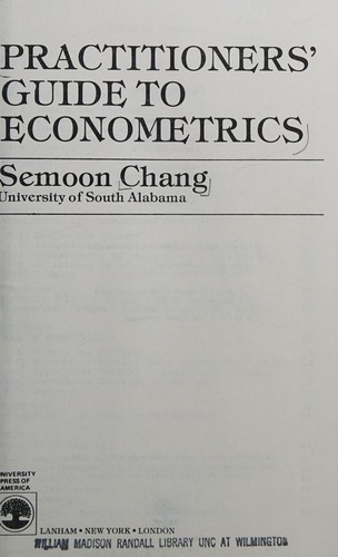 Practitioners' guide to econometrics