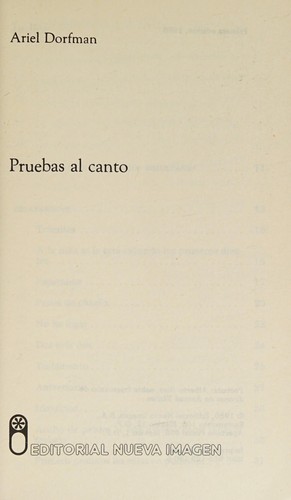 Pruebas al canto