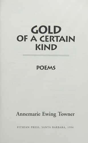 Gold of a certain kind