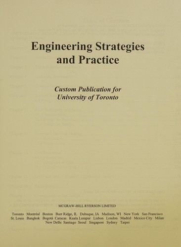Engineering strategies and practice