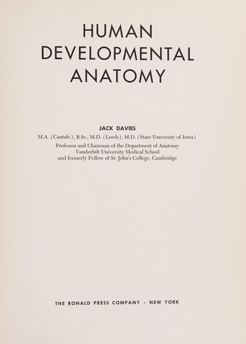 Human developmental anatomy