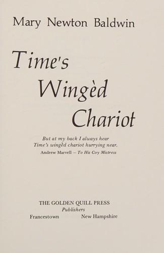 Time's wingèd chariot