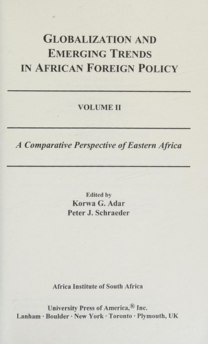 Globalization and emerging trends in African foreign policy