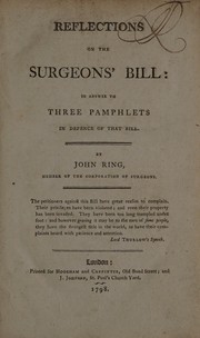 Reflections on the Surgeons' Bill
