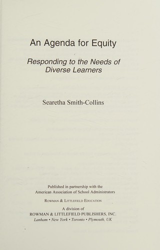 An agenda for equity