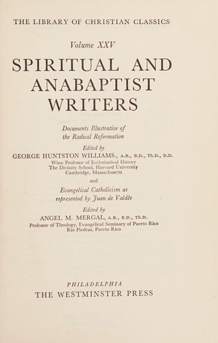 Spiritual and Anabaptist writers