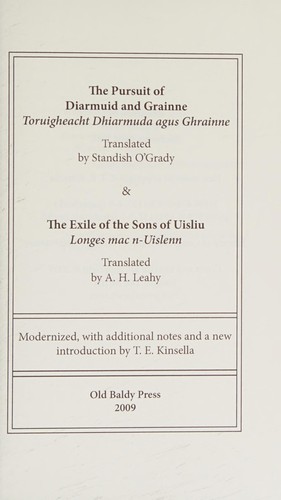 The pursuit of Diarmuid and Grainne