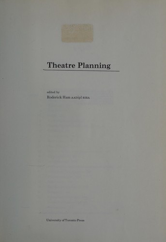 Theatre planning