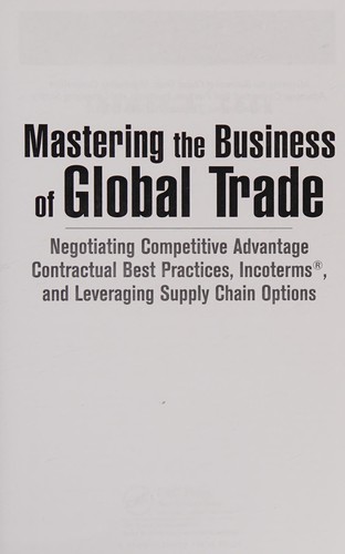Mastering the Business of Global Trade