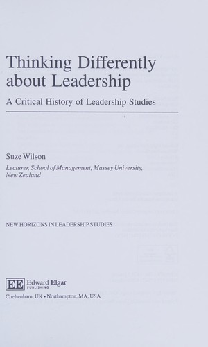 Thinking Differently about Leadership