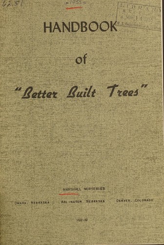 Handbook of "better built trees"